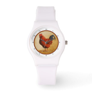 Reloj De Pulsera Pollo Rojo de Rhode Island
