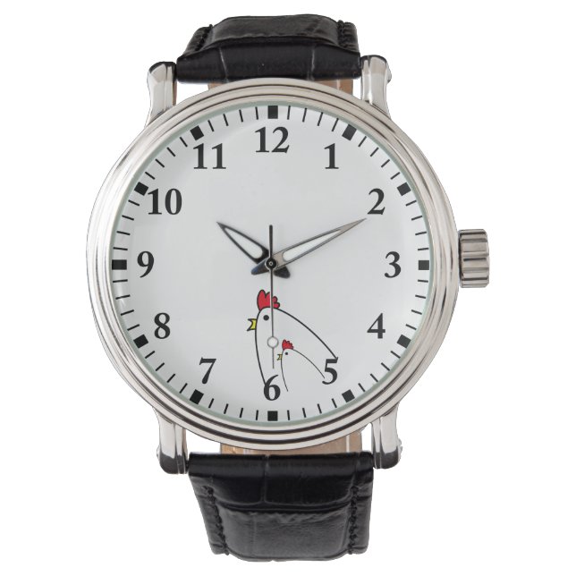 Reloj De Pulsera Pollos (Anverso)