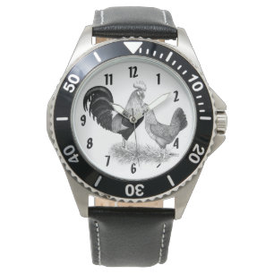 Reloj De Pulsera Pollos marrones de producción de leghornos