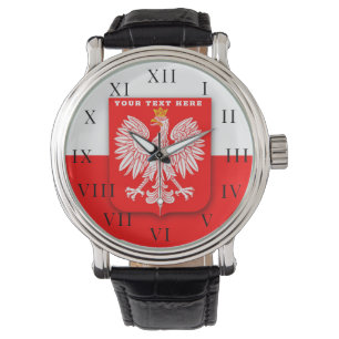 Reloj De Pulsera Polonia Polska Polski Polski Eagle Emblem