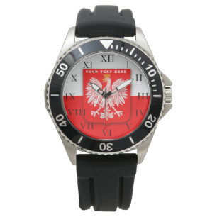 Reloj De Pulsera Polonia Polska Polski Polski Eagle Emblem