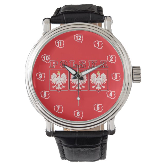 Reloj De Pulsera Polska Eagle Shields (Anverso)