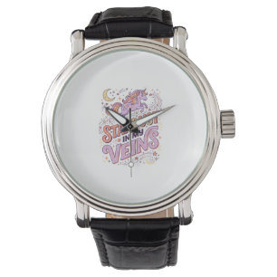 Reloj De Pulsera Polvo de Estrellas de Unicornio en Mis Venas Diseñ