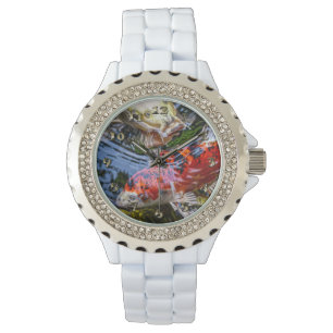 Reloj De Pulsera Pond Koi Fish
