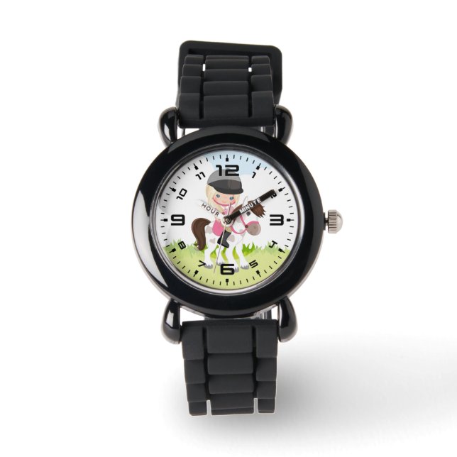 Reloj De Pulsera Pony Equestrian Horseback (Anverso)