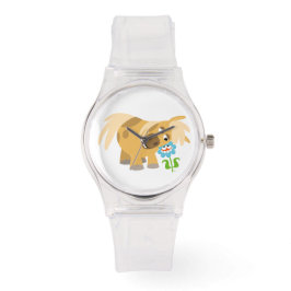 Reloj De Pulsera Pony y Flower Watch, Personalizado de ofertas