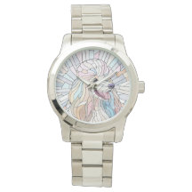 Poodle - arte en mosaico pastel