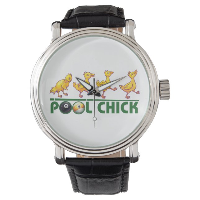 Reloj De Pulsera Pool Chick (Anverso)