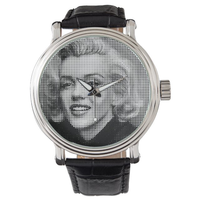 Reloj De Pulsera Pop Art Marilyn (Anverso)