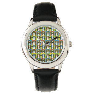 Reloj De Pulsera Pop-Art Personalizado Beagle Dog