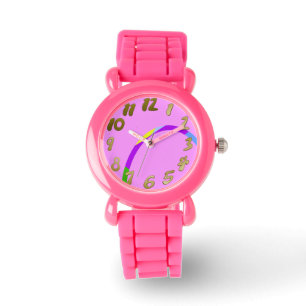 Reloj De Pulsera Popcorn Anime Big Arch Pink eWatch Watch