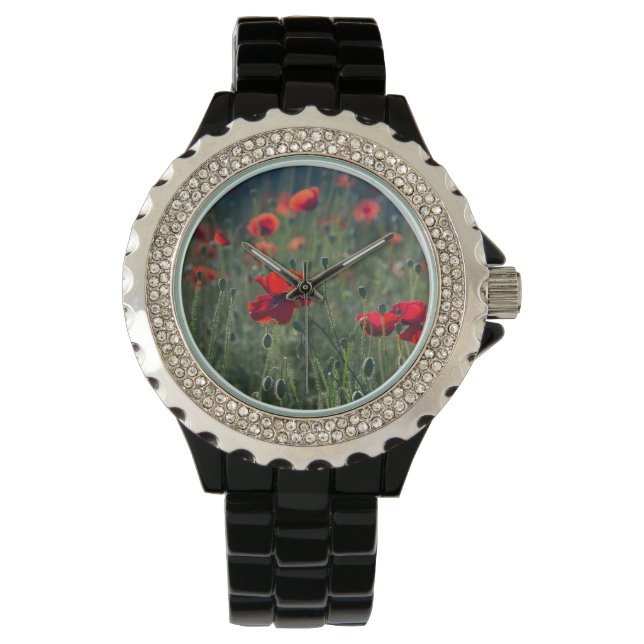 Reloj De Pulsera Poppies (Anverso)