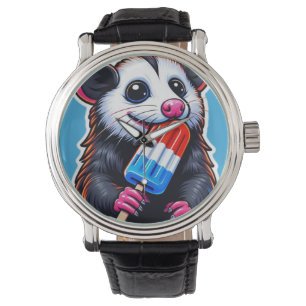 RELOJ DE PULSERA POPSICLE DE COMIDA DE OPOSSUM