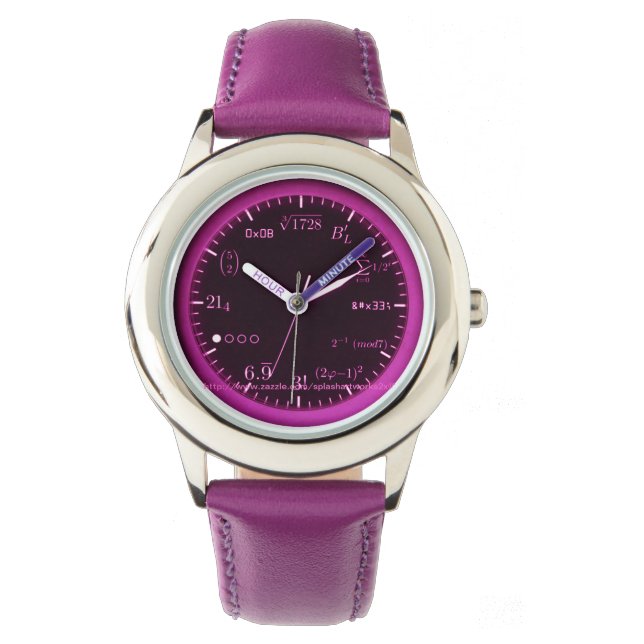 Reloj De Pulsera "Por los NÚMEROS, Matemáticas" (Anverso)