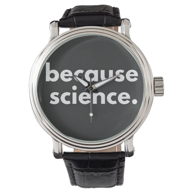 Reloj De Pulsera Porque la ciencia (Anverso)