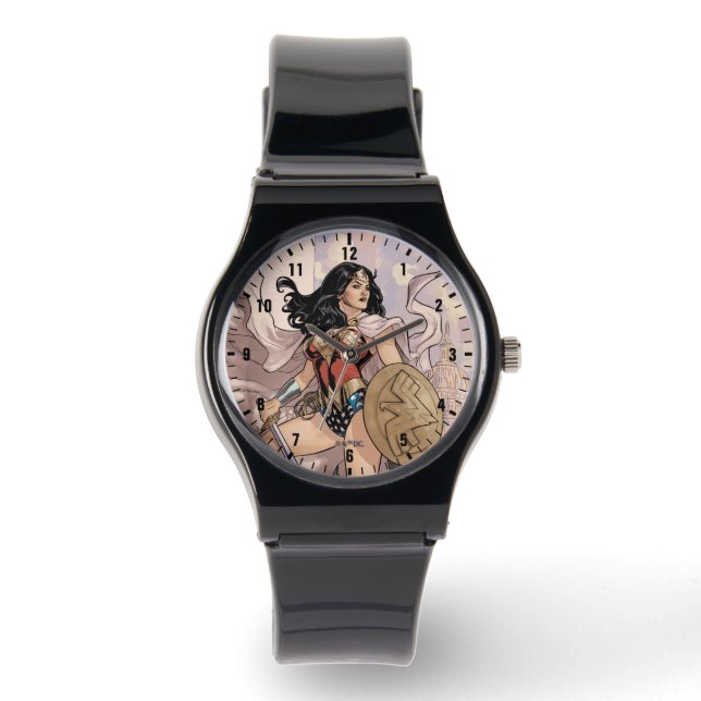 Reloj De Pulsera Portada de historietas de mujeres maravillas #13 (Anverso)