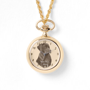 Reloj De Pulsera portait de estilo real pintura de perro labrador