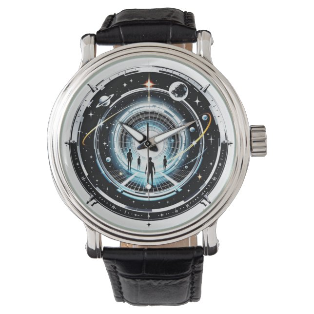 Reloj De Pulsera Portal cósmico (Anverso)