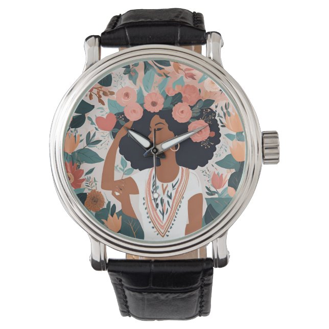 Reloj De Pulsera Portátil de fotos espirales (Anverso)