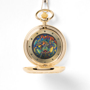 Reloj De Pulsera Porthole de Submarino Steampunk Criaturas Submarin