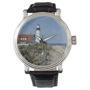 Reloj De Pulsera Portland Head Light, Cape Elizabeth, Maine,