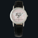 Reloj De Pulsera Positivo De No Estar Solo En La Cita De Motivación<br><div class="desc">Positivo De No Estar Solo En La Cita De Motivación Chica</div>