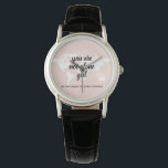 Reloj De Pulsera Positivo De No Estar Solo En La Cita De Motivación<br><div class="desc">Positivo De No Estar Solo En La Cita De Motivación Chica</div>