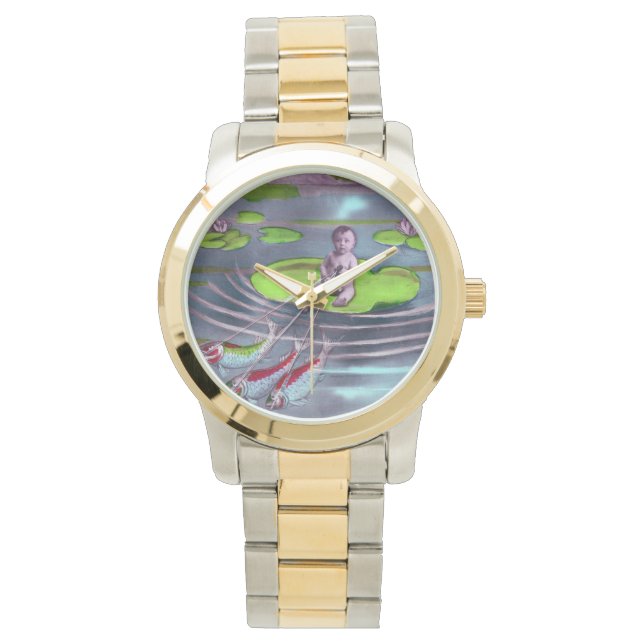 Reloj De Pulsera postal francesa de April Fool (Anverso)