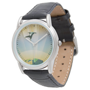 Reloj De Pulsera Poster Del Espacio Retro-La Gravedad De Una SuperT