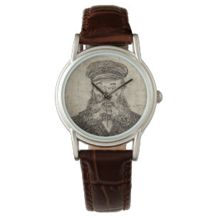 Reloj De Pulsera Postman Joseph Roulin (Esbozo Sepia) (de van Gogh)