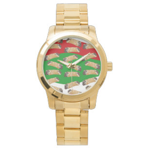 Reloj De Pulsera Postre de Cannoli Italiano