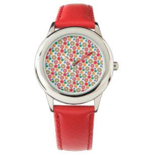 Reloj De Pulsera Potencia de las flores en las filas 002