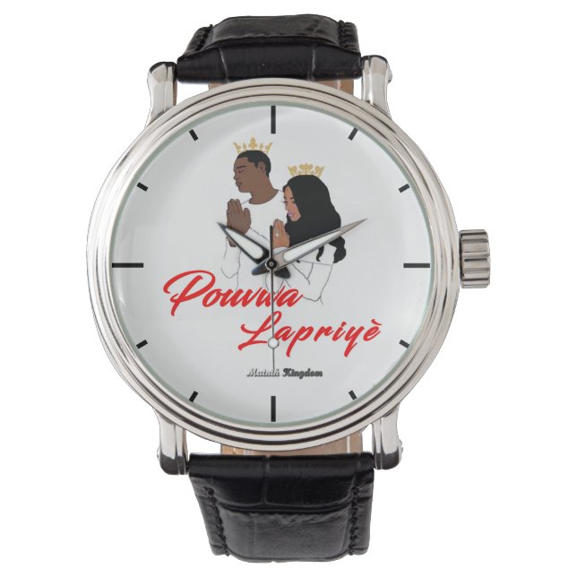 Reloj De Pulsera Pouvwa Lapriyé - MONTRE (Anverso)
