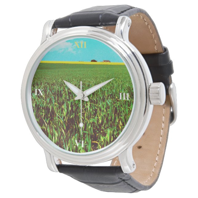 Reloj De Pulsera Prairie de semillas de petróleo (Angular)