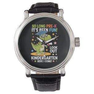 Reloj De Pulsera Pre K Graduado Kindergarten Dinosaur T Rex