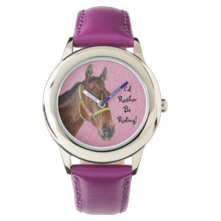 Reloj De Pulsera ¡Preferiría Estar En Pie! Caballo