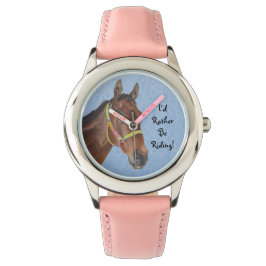 Reloj De Pulsera ¡Preferiría Estar En Pie! Caballo