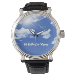 Reloj De Pulsera "Prefiero estar volando", observación de aviones h