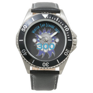 Reloj De Pulsera Premio de 300 jugadores de bolos que rueda