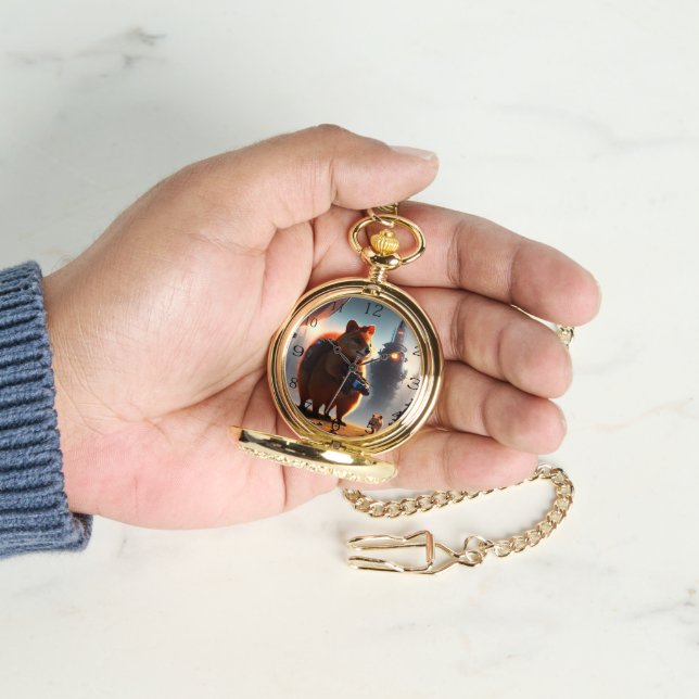 Reloj De Pulsera Prepárate para la pelea: Soldado Quokka,  (Mano)