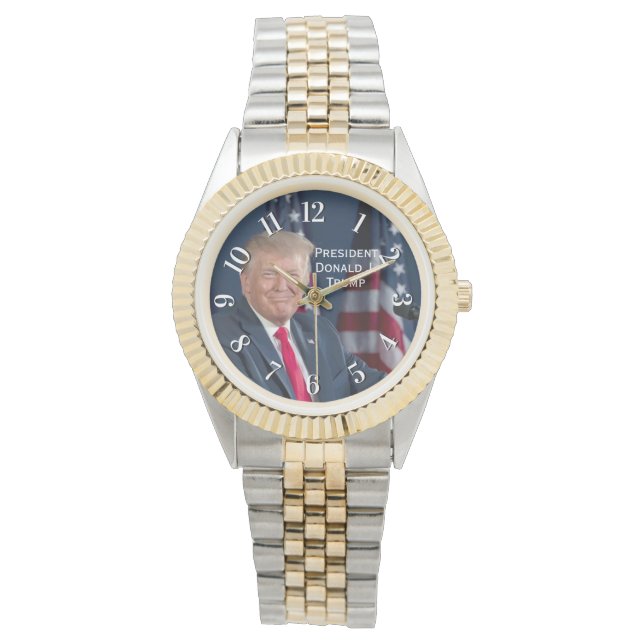Reloj De Pulsera President Donald J. Trump 45th President (Anverso)