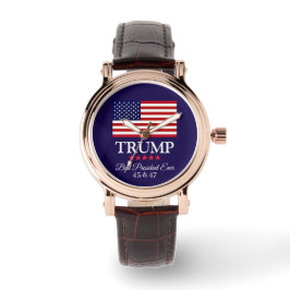 RELOJ DE PULSERA PRESIDENT DONALD TRUMP BEST PRESIDENT EVER WATCH