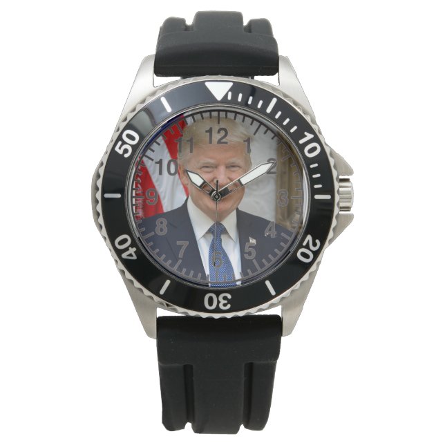 Reloj De Pulsera Presidente Donald Trump (Anverso)