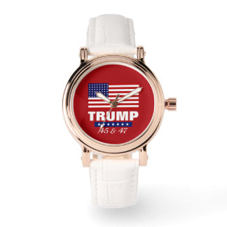RELOJ DE PULSERA PRESIDENTE DONALD TRUMP 45 & 47 WATCH
