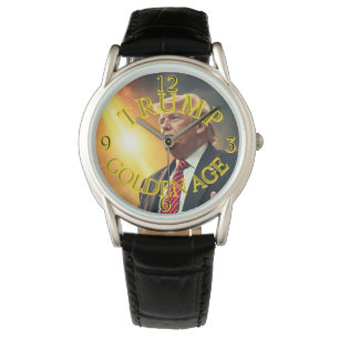RELOJ DE PULSERA PRESIDENTE DONALD TRUMP EDAD DE ORO