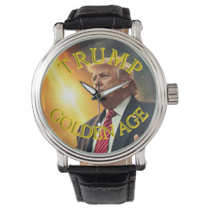 RELOJ DE PULSERA PRESIDENTE DONALD TRUMP EDAD DE ORO