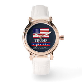 RELOJ DE PULSERA PRESIDENTE DONALD TRUMP MEJOR PRESIDENTE DE LA HIS