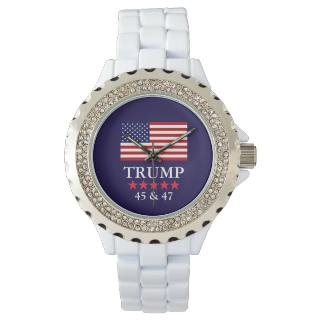 RELOJ DE PULSERA PRESIDENTE DONALD TRUMP MEJOR PRESIDENTE DE LA HIS (Anverso)