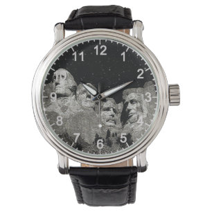 Reloj De Pulsera Presidente Monte Rushmore Arte Gráfico, Watch