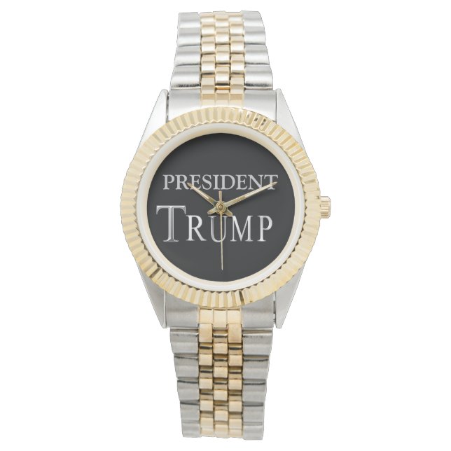 RELOJ DE PULSERA PRESIDENTE TRUMP (Anverso)